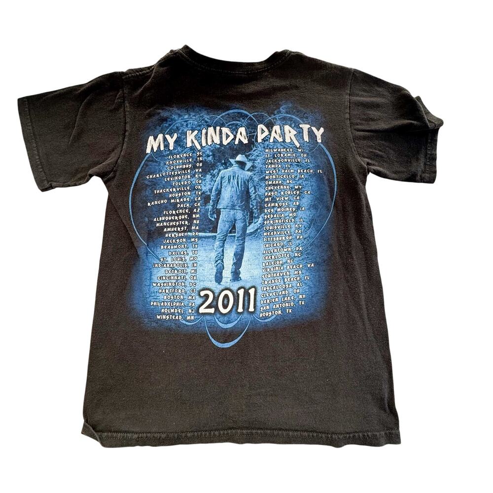 Jason Aldean 2011 My Kinda Party Tour T Shirt Black Size Small